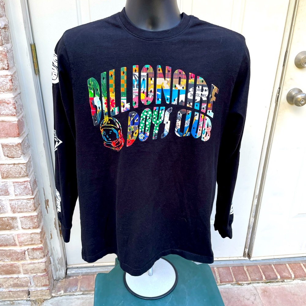 Billionaire Boys Club, Long Sleeve, Black, Shirt, Size S